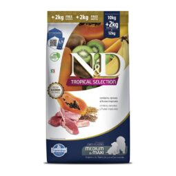 ND TROPICAL CAN PUP MD/MX CORD 10+2KG