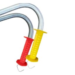 Terminal Porteira Mola 6M Amarelo Com 2 Unidades