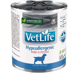 Ração Úmida Farmina Vet Life Hypoallergenic Pork & Potato para Cães Adultos de Todas as Raças 300g
