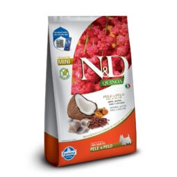 ND Quinoa Can Adt Mini Pele Pelo Peixe 0,8KG