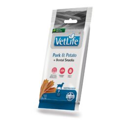 Vet Life Natural Snack Cães Pork & Potato Adulto Medium & Maxi 100g