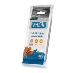 Vet Life Natural Snack Cães Fish & Potato Adulto Mini 60g