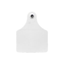 Brinco de Identificação Allflex Macho Grande Branco Sem Número - C/25